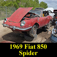 Junkyard 1969 Fiat 850 Spider
