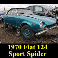 Junkyard 1970 Fiat 124 Sport Spider