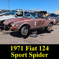 Junkyard 1971 Fiat 124 Sport Spider