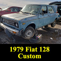 Junkyard 1979 Fiat 128 Custom