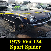 Junkyard 1979 Fiat 124 Sport Spider