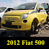 Junkyard 2012 Fiat 500