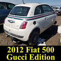 Junkyard 2012 Fiat 500 Gucci