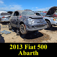 Junkyard Fiat 500 Abarth