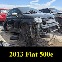 Junkyard 2013 Fiat 500e