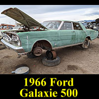 Junkyard 1966 Ford Galaxie 500 sedan