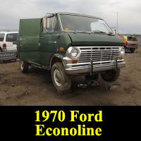 Junkyard 1970 Ford Econoline van