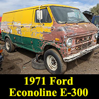 Junkyard 1971 Ford Econoline van