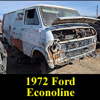 Junkyard 1972 Ford Econoline van