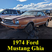 Junked 1974 Ford Mustang II