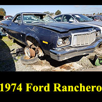 1974 Ford Ranchero in junkyard