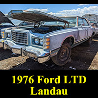 1976 Ford LTD Landau in junkyard