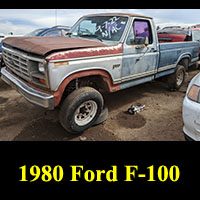 1980 Ford F-100 in junkyard