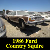 Junkyard 1986 Ford LTD Country Squire LX