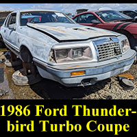 Junkyard 1986 Ford Thunderbird Turbo Coupe
