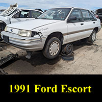 Junkyard 1981 Ford Escort