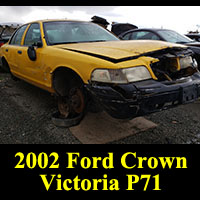 Junkyard 2002 Ford Crown Victoria P71