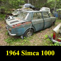 Junkyard 1964 Simca 1000