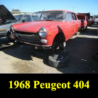 Junkyard 1968 Peugeot 404