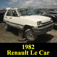 Junkyard 1982 Renault Le Car