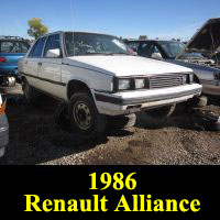 Junkyard 1986 Renault Alliance