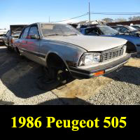 Junkyard 1986 Peugeot 505