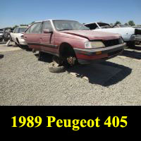 Junkyard 1989 Peugeot 405