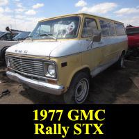 Junkyard 1977 GMC Rally STX Van