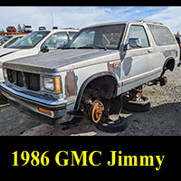 Junkyard 1986 GMC S-15 Jimmy 4x4