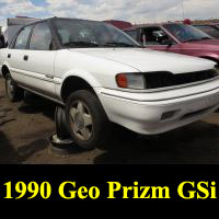 Junkyard 1990 Geo Prizm GSi