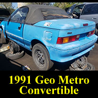 Junkyard 1991 Geo Metro Convertible