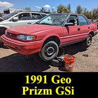 Junkyard 1991 Geo Prizm GSi