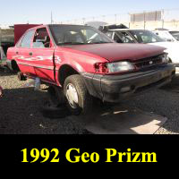 Junkyard 1992 Geo Prizm