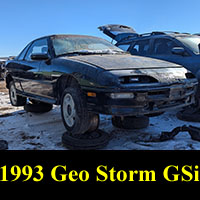 Junkyard 1993 Geo Storm GSi