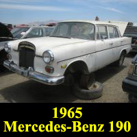 Junkyard 1965 Mercedes-Benz 190C