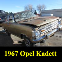 Junkyard 1967 Opel Kadett