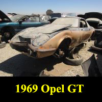 Junkyard 1969 Opel GT