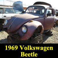 Junkyard 1969 Volkswagen Beetle