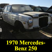 Junkyard 1970 Mercedes-Benz 250