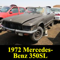 Junkyard 1972 Mercedes-Benz 350SL