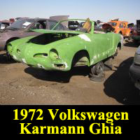 Junkyard 1972 Volkswagen Karmann Ghia