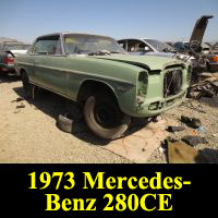 Junkyard 1973 Mercedes-Benz 280CE