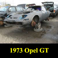 Junkyard 1973 Opel GT