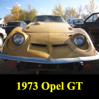 Junkyard 1973 Opel GT