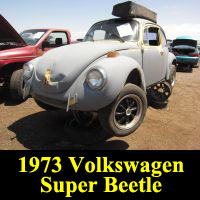 Junkyard 1973 Volkswagen Super Beetle