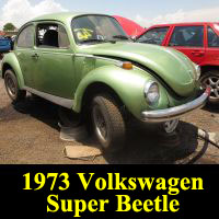 Junkyard 1973 Volkswagen Super Beetle