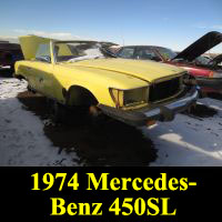 Junkyard 1974 Mercedes-Benz 450SL