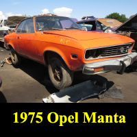 Junkyard 1975 Opel Manta