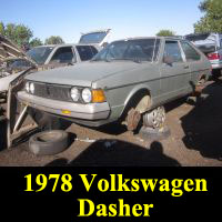 Junkyard 1977 Volkswagen Dasher