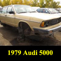 Junkyard 1979 Audi 5000